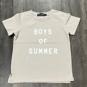 Lendy James Kids Tan 'Boys of Summer' T-Shirt
